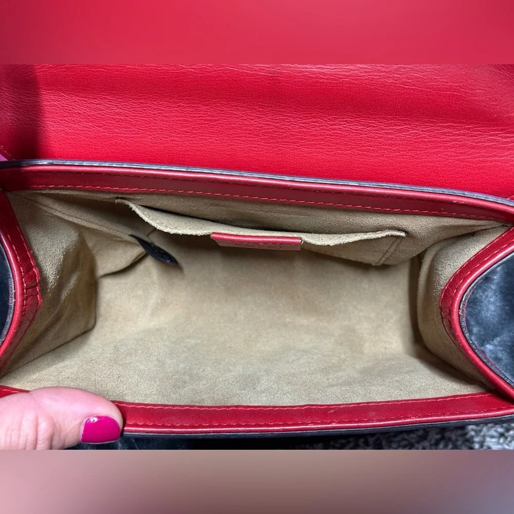 Gucci Supreme padlock small shoulder/crossbody bag
